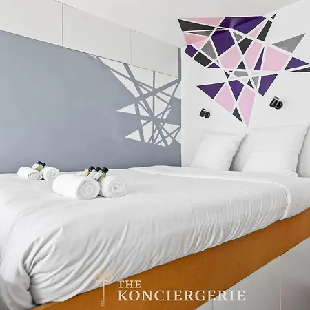 Design & Confortable Avec Terasse Lägenhet *