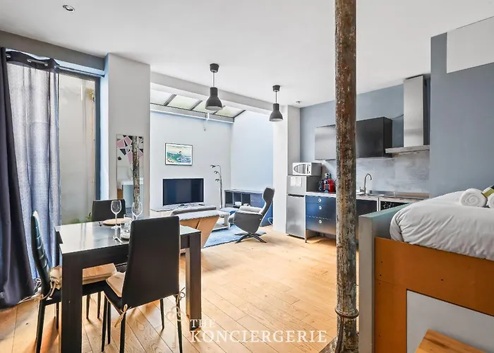 Design & Confortable Avec Terasse Lejlighed Paris